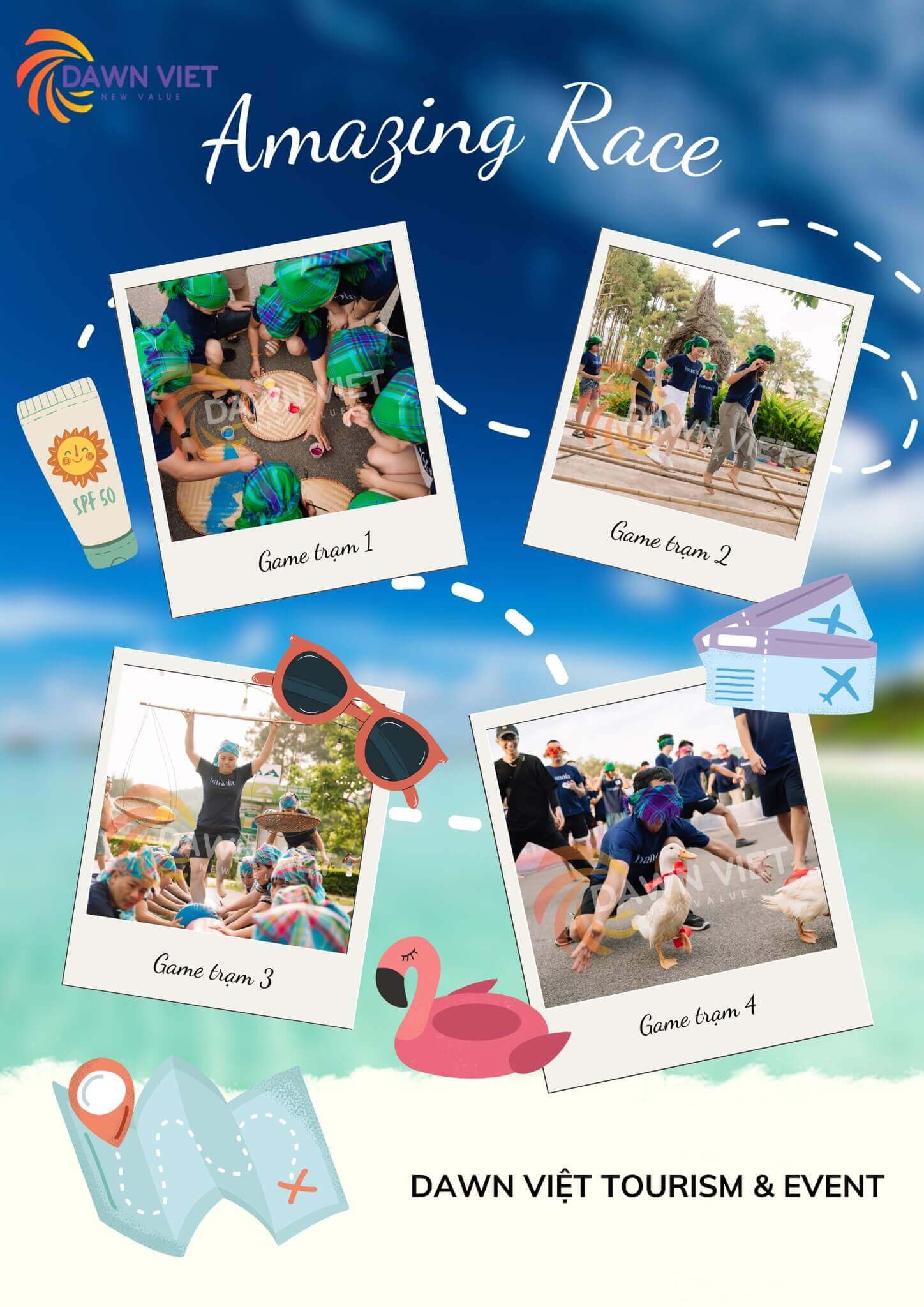 NHỮNG ĐIỀU THÚ VỊ VỀ TEAM BUILDING “AMAZING RACE”