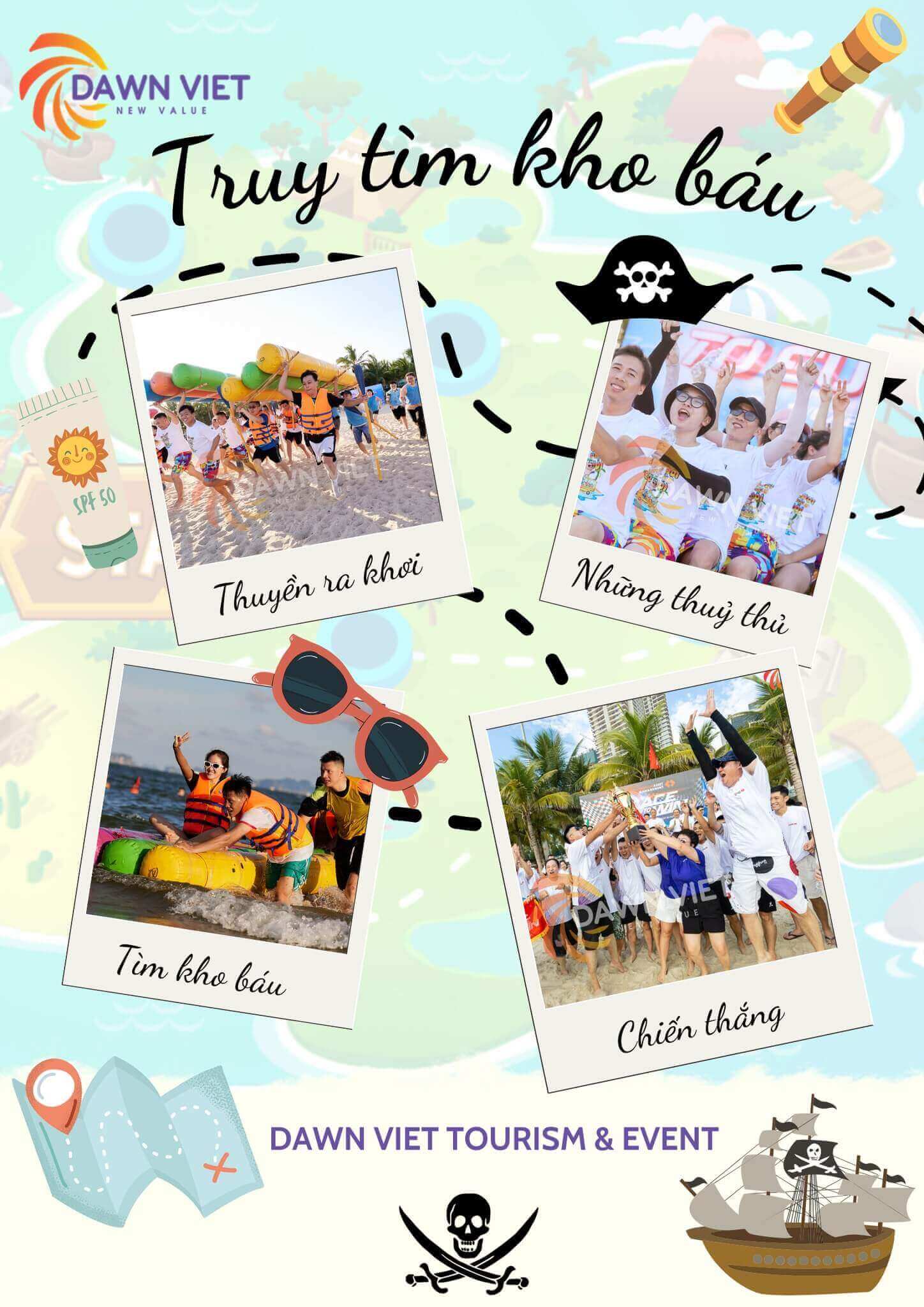 RA KHƠI TRUY TÌM KHO BÁU CÙNG DAWN VIỆT TOURISM & EVENT