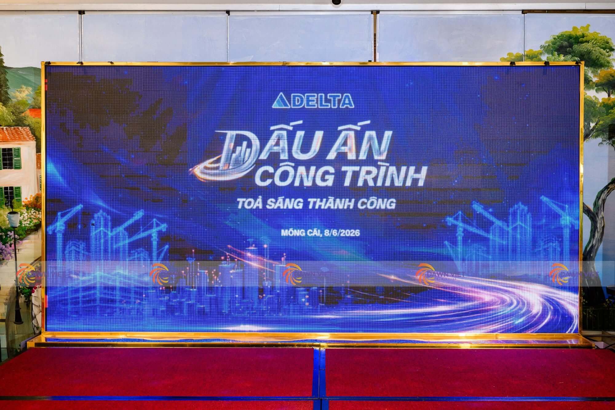 GALA DINNER “DẤU ẤN CÔNG TRÌNH – TOẢ SÁNG THÀNH CÔNG” CÙNG KHỐI CÔNG TRƯỜNG DELTA GROUP TẠI MÓNG CÁI